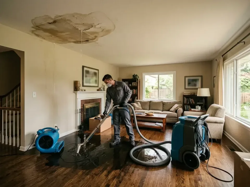 attic-pipe-burst-ceiling-drip-008 — frequently asked questions, Water Damage Restoration & Carpet Care in Chouteau, OK